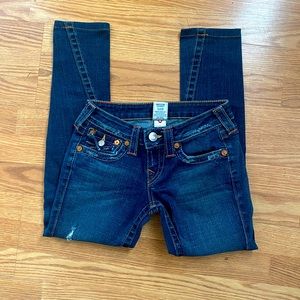 True religion skinny capris jeans